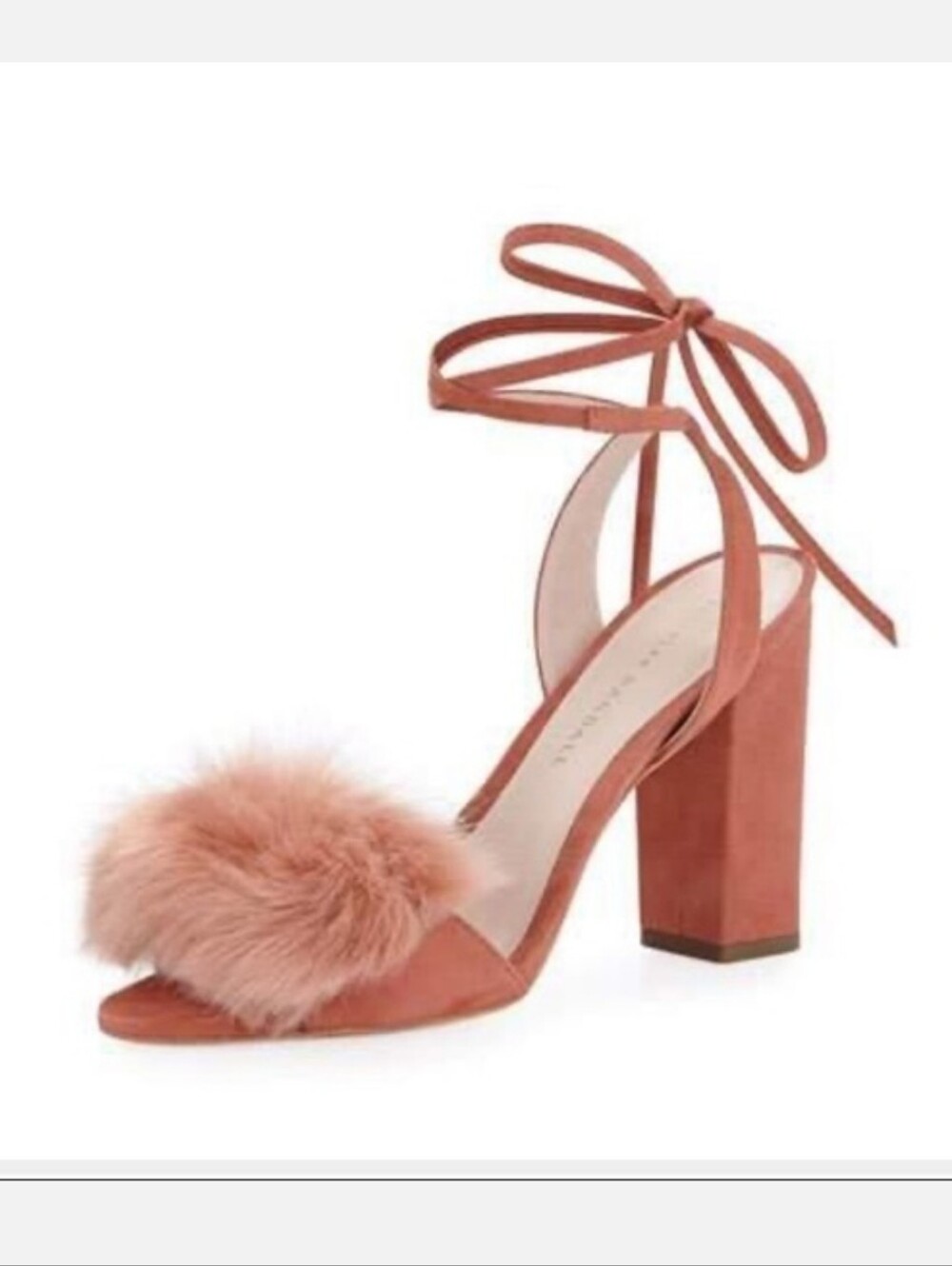 LOEFFLER RANDALL “NICOLETTE” FUR HEEL 8.5